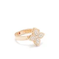 Roberto Coin 18kt rose gold diamond Princess Flower ring - Pink