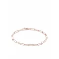 Monica Vinader Alta textured chain bracelet - Pink