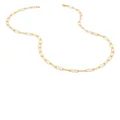 Monica Vinader Alta textured chain necklace - Gold