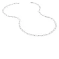 Monica Vinader Alta textured chain necklace - Silver