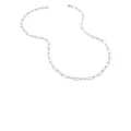 Monica Vinader Alta textured chain necklace - Silver