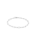 Monica Vinader Alta textured chain bracelet - Silver