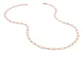 Monica Vinader Alta textured chain necklace - Pink