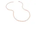 Monica Vinader Alta textured chain necklace - Pink