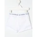 Calvin Klein Kids belted-waist shorts - White