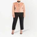 Giuseppe Zanotti velvet zip-up jacket - Pink