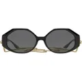 Versace Eyewear geometric-frame sunglasses - Black