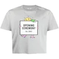 Opening Ceremony light bulb box logo print T-shirt - Grey