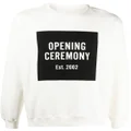 Opening Ceremony box-logo sweatshirt - White