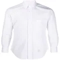 Thom Browne button-down RWB detail shirt - White
