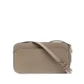 Valextra grained leather crossbody bag - Neutrals