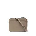 Valextra grained leather crossbody bag - Neutrals
