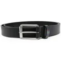 Paul Smith stripe trim belt - Black