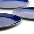 L'Objet set of 4 Lapis dessert plates - Blue
