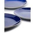L'Objet set of 4 Lapis dessert plates - Blue