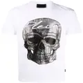 Philipp Plein skull-print T-shirt - White