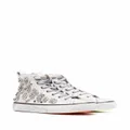 Philipp Plein crystal-embellished high-top sneakers - White