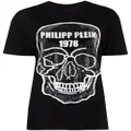 Philipp Plein skull-embellished round-neck T-shirt - Black