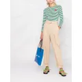 MSGM belted straight-leg trousers - Neutrals