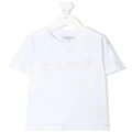 Woolrich Kids logo-print cotton T-shirt - White