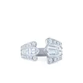 KWIAT 18kt white gold diamond Cascade open ring - Silver