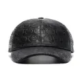Ferragamo Gancini leather cap - Black