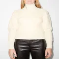 Nanushka Miah fleece knitted jumper - White