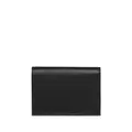 Prada triangle logo rectangle wallet - Black