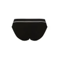 Dolce & Gabbana logo-waistband ribbed briefs - Black
