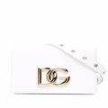 Dolce & Gabbana 3.5 leather crossbody bag - White