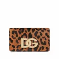 Dolce & Gabbana 3.5 leopard-print crossbody bag - Brown