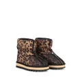 Dolce & Gabbana City leopard-print ankle boots - Brown