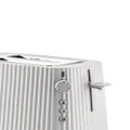 Alessi Plissé rib-design toaster - White