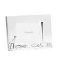 Christofle Savane 9cm x 9cm silver-plated picture frame - White