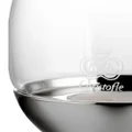Christofle Mood Nomade stainless steel clear candle holder - Silver