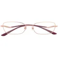 Dolce & Gabbana Eyewear rectangle-frame ribbed glasses - Pink
