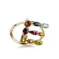 Dolce & Gabbana 18kt yellow gold Rainbow Alphabet E ring