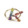 Dolce & Gabbana 18kt yellow gold Rainbow Alphabet K ring