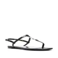 Saint Laurent Cassandra open-toe sandals - Black