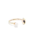 Delfina Delettrez 9kt yellow gold Micro-Eye Piercing sapphire and pearl ring