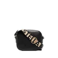 Stella McCartney mini Stella Logo crossbody bag - Black