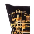 Seletti Trumpets feather cushion - Black