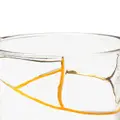 Seletti Kintsugi two-tone glass - White