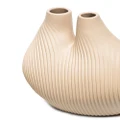 HAY W&S asymmetric ribbed vase - Neutrals