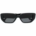Gucci Eyewear oversize-frame tinted sunglasses - Black