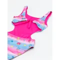 Amir Slama printed AMIR SLAMA + CHOCOLIX cut-out swimsuit - Pink