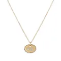 David Yurman 18kt yellow gold Q Initial Charm diamond necklace