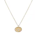 David Yurman 18kt yellow gold Initial Y diamond charm necklace