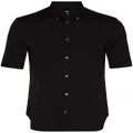 Alexander McQueen short-sleeve cotton shirt - Black