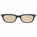 Jimmy Choo Eyewear Amos square frame sunglasses - Black